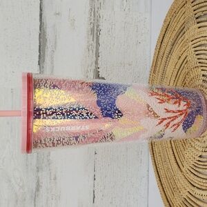 STARBUCKS CORAL REEF VENTI TUMBLER